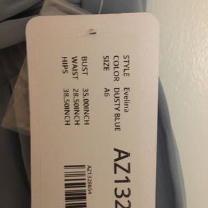 Dusty Blue Bridesmaid/ Prom Dress